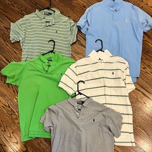 Polo shirts all 5